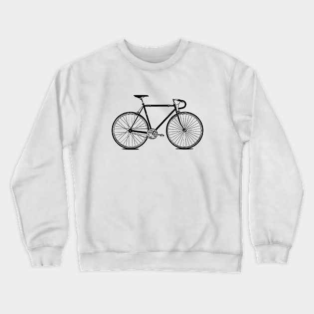 Fixies Fit Fine Crewneck Sweatshirt by Crooked Skull